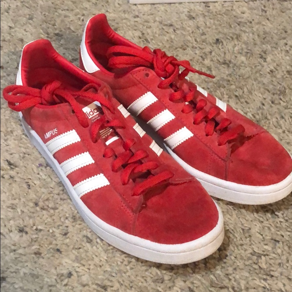 Red Adidas Campus